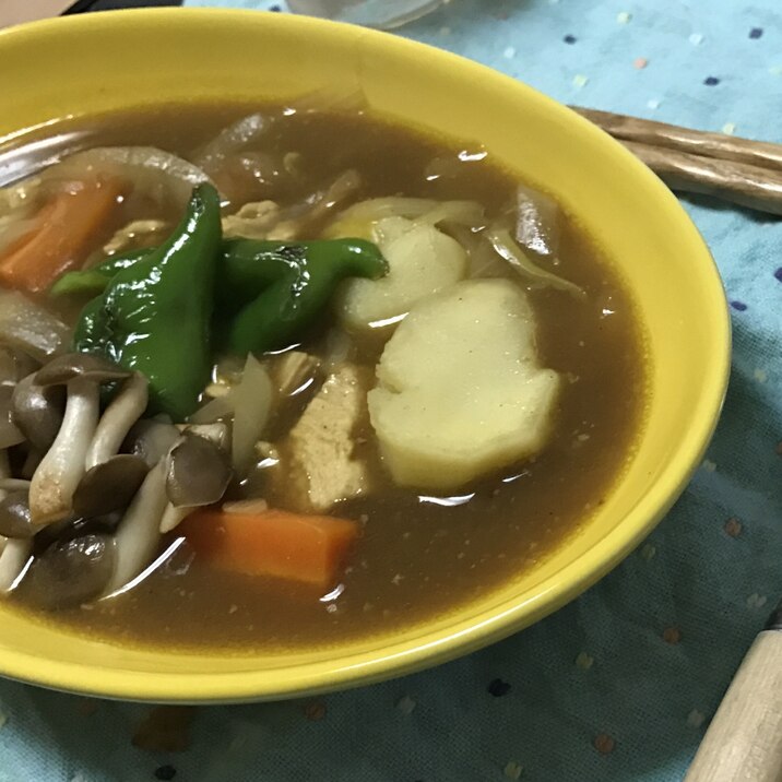 カレールーでスープカレー